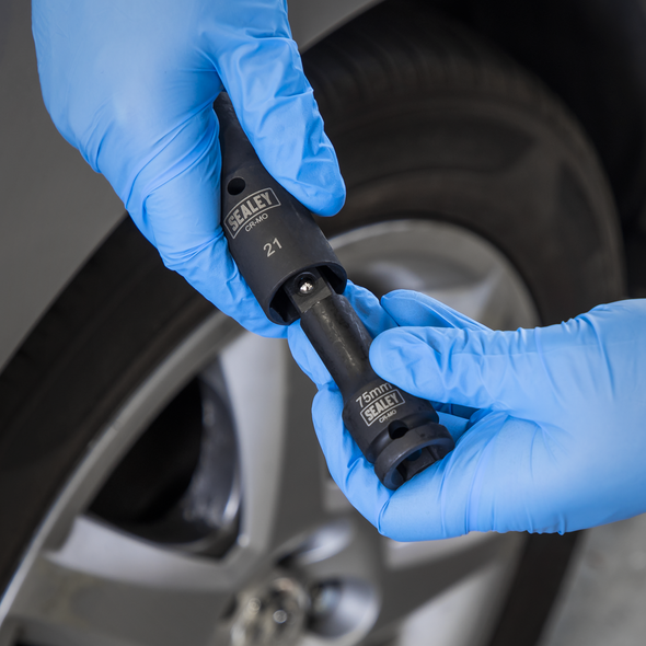 Double Ended Impact Socket Set 1/2"Sq Drive 5pc