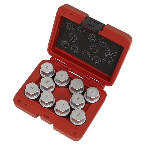 Locking Wheel Nut Key Set for Land Rover 10pc