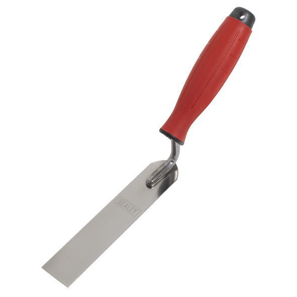 Stainless Steel Finishing Trowel with Rubber Handle 30 x 160mm