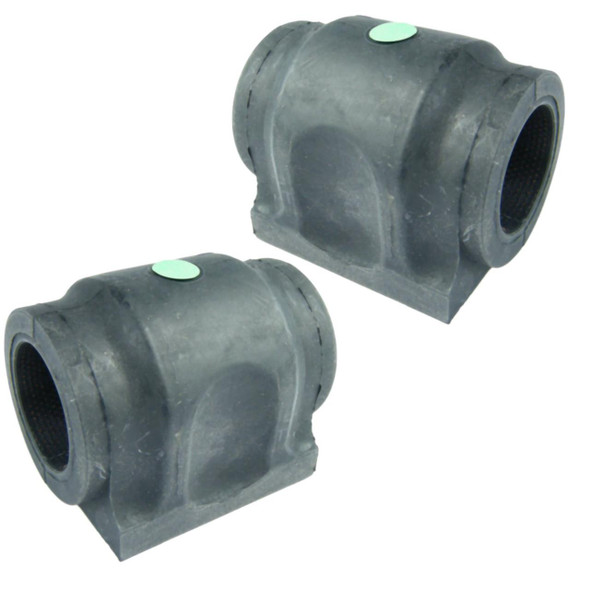 Direct Replacement Anti Roll Bar Bush Front x2 for Discovery 3, pair of black rubber car suspension bushings.