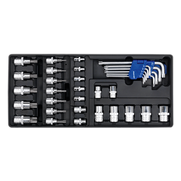 Premier TRX-Star* Key, Socket Bit & Socket Set with Tool Tray 35pc
