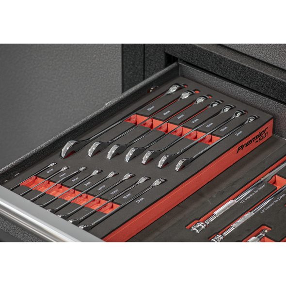 Premier Combination Spanner Set with Tool Tray 15pc