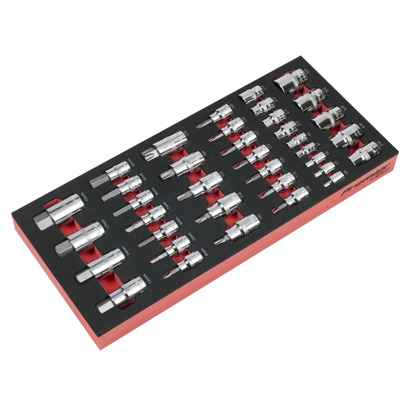 Premier Socket Bit Set with Tool Tray 37pc
