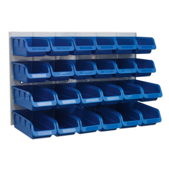 Bin & Panel Combination 24 Bins - Blue