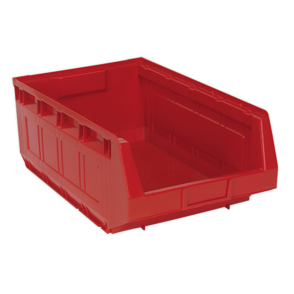 Plastic Storage Bin 310 x 500 x 190mm, Red - Pack of 6