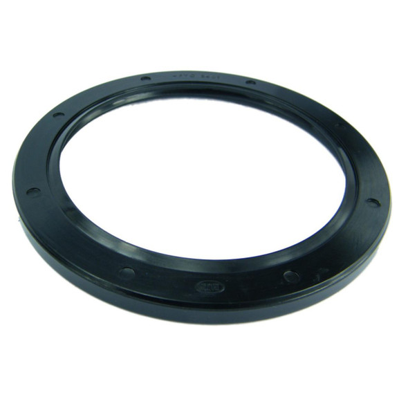 Direct Replacement Swivel Housing Oil Seal 9mm for Defender & Discovery 1, black rubber oil seal ring with bolt holes for vehicle wheel hub or axle sealing