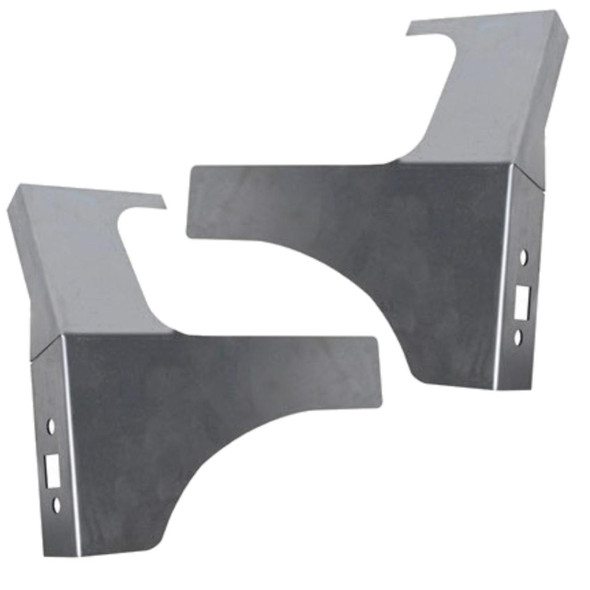 Direct Replacement Defender Upper Bulkhead Repair Panel Sections, automotive vehicle repair parts with metal sections for upper bulkhead repair.