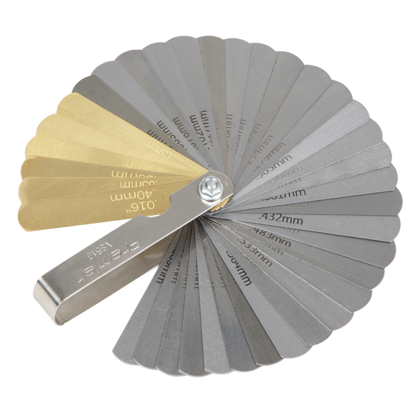 Premier Combination Steel/Brass Dual Marked Feeler Gauge 36 Blade