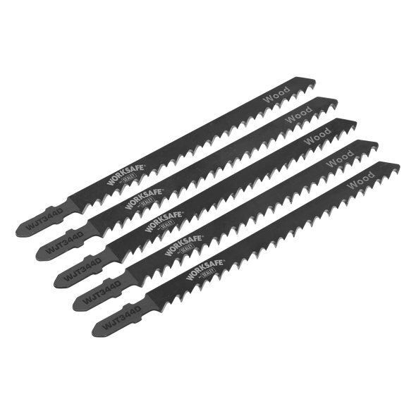 Worksafe® Jigsaw Blade for Wood 105mm 6tpi - Pack of 5