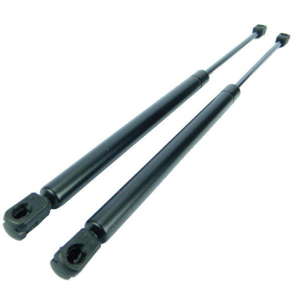 Range Rover Upper Tailgate Support Gas Struts, two black replacement gas lift supports for the tailgate.