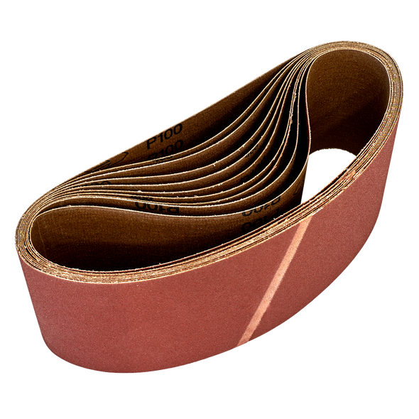 Worksafe® 100 x 620mm Sanding Belt 100Grit - Pack of 10