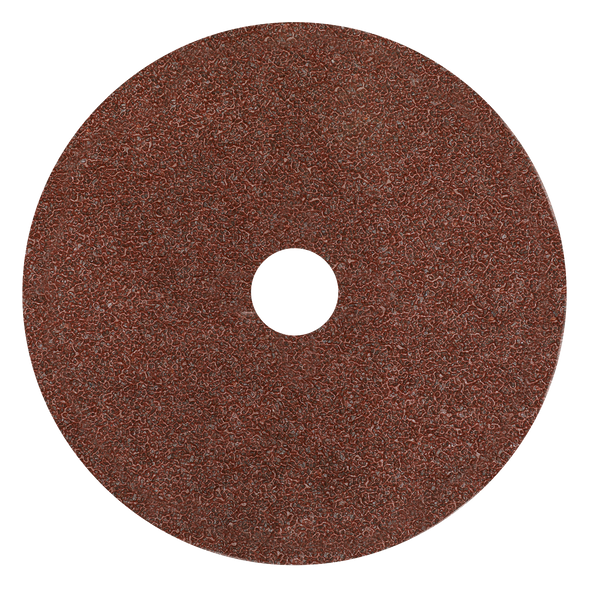 Worksafe® 100mm Fibre Backed Sanding Disc 24Grit - Pack of 25