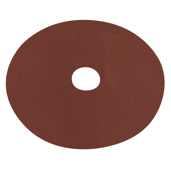 Worksafe® 125mm Fibre Backed Sanding Disc 80Grit - Pack of 25