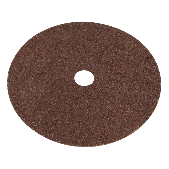 Worksafe® 175mm Fibre Backed Sanding Disc 24Grit - Pack of 25