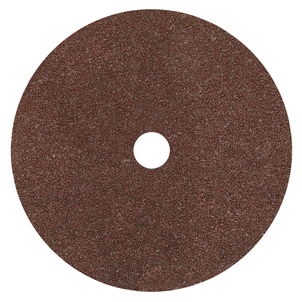 Worksafe® 175mm Fibre Backed Sanding Disc 24Grit - Pack of 25