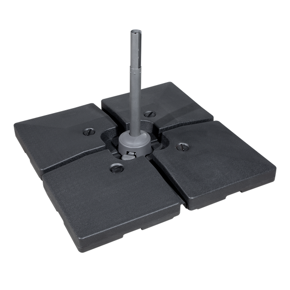 Dellonda Fillable Parasol Base, Water/Sand Fill 92L 4pc