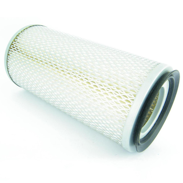 Direct Replacement Air Filter 1989-1992 for Discovery 1 200TDi, cylindrical paper air filter with rubber sealing edge.