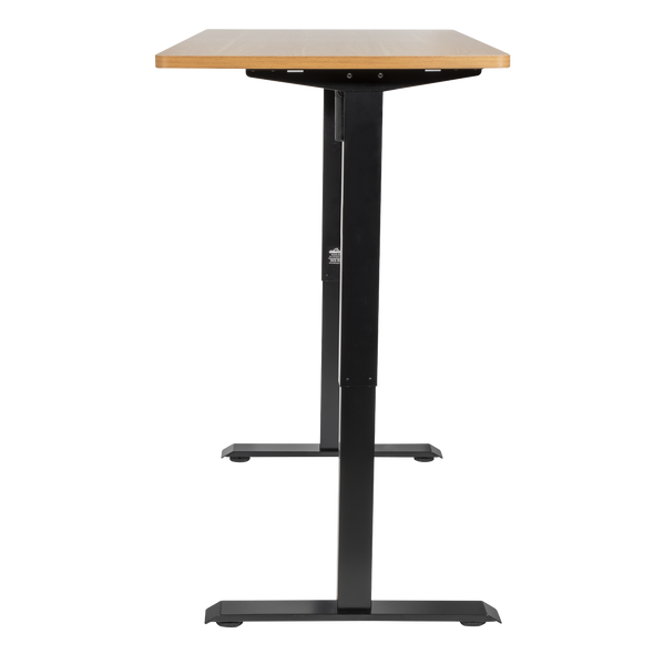 Dellonda Single Motor Ultra-Quiet Adjustable-Height Electric Sit/Stand Desk - Oak Desktop - DH242