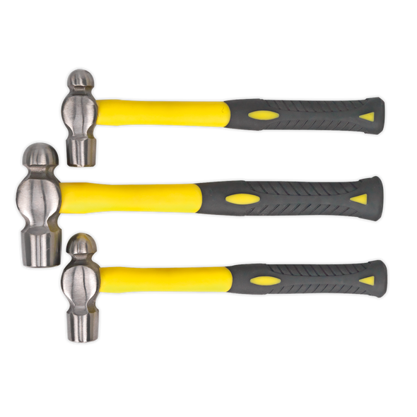 Premier Ball Pein Hammer Set with Fibreglass Shafts 3pc - AK2031