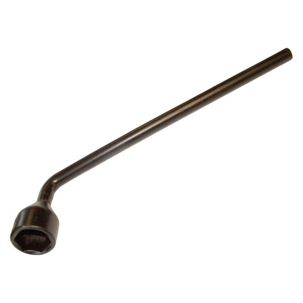 Direct Replacement Wheel Nut Wrench 27mm for Defender & Series 2/3 & Discovery 1, black metal wheel nut wrench with 27mm socket end for vehicle tire removal.