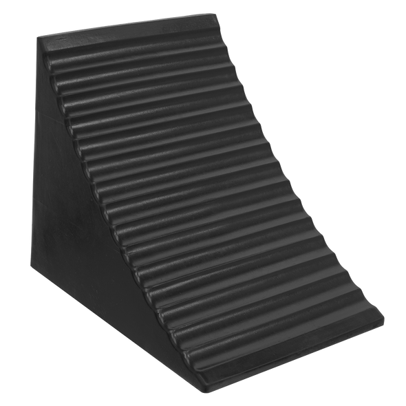 Heavy-Duty Rubber Wheel Chock - Single - CWC01