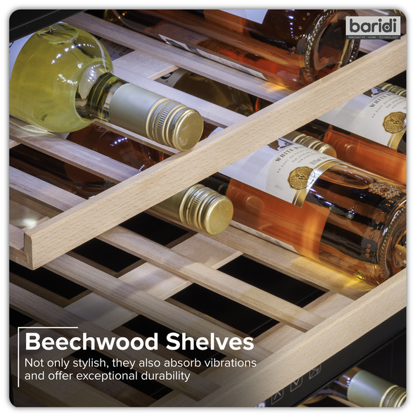 Baridi 36 Bottle Wine Fridge & Cooler 60cm - DH117