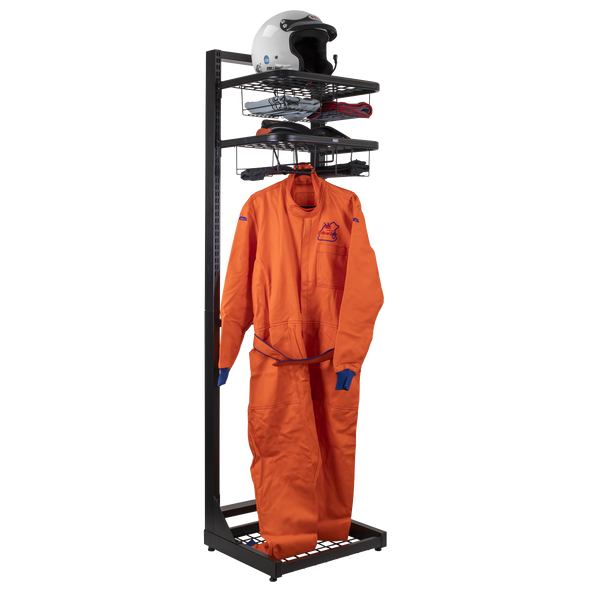 Freestanding Motorcycle Helmet & Gear Storage - MS081FS