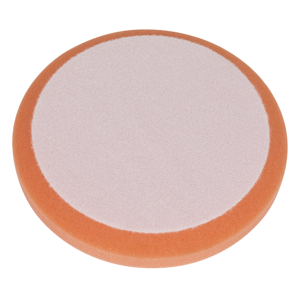 Hook-and-Loop Buffing & Polishing Foam Head 150 x 25mm - Orange/Firm - PTCCHV150O