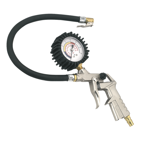 Tyre Inflator with Clip-On Connector - SA924