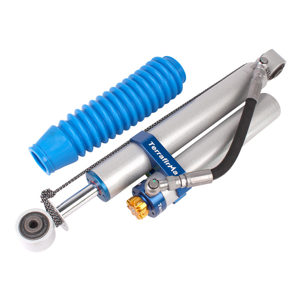 Terrafirma 8-Stage Remote Reservoir Shock Absorber - Rear - RH - Plus 5" for Discovery 2 - TF485RH from JGS4x4