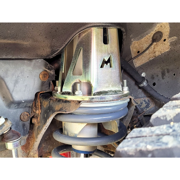 Terrafirma Skeleton Shock Turrets - +30mm - Front for Discovery 2