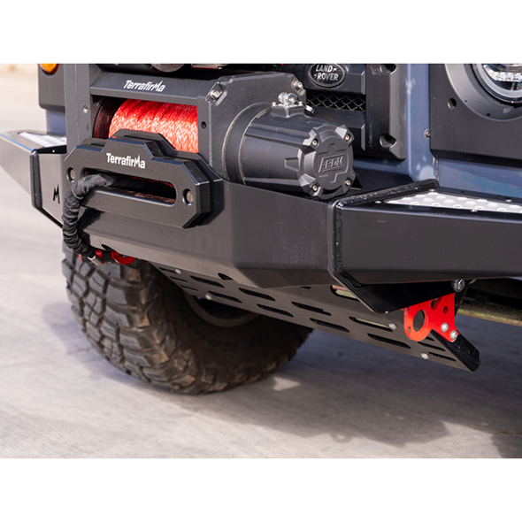 Terrafirma Skeleton Steering Guard - 6mm - Alloy for Defender