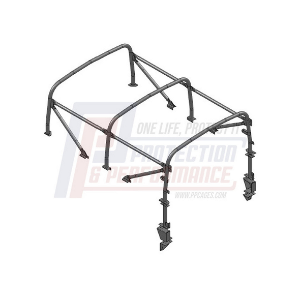 Terrafirma Roll Cage - Heavy Duty - Internal for Defender 110 - With Bulkhead