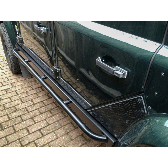 Terrafirma Rock Sliders With Tree Bars for Defender 110