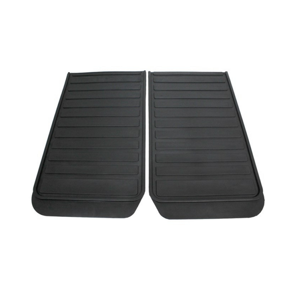 Heavy duty rubber second row floor mat for Defender 110 single seat