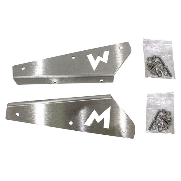 Terrafirma Mudflap Brackets - Front - Pair - Stainless Steel for Defender - TF3010 from JGS4x4