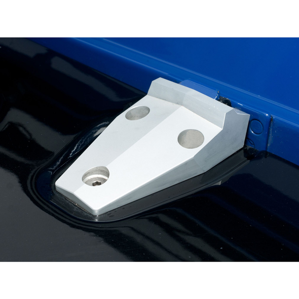 Terrafirma Bonnet Hinges - Silver for Defender