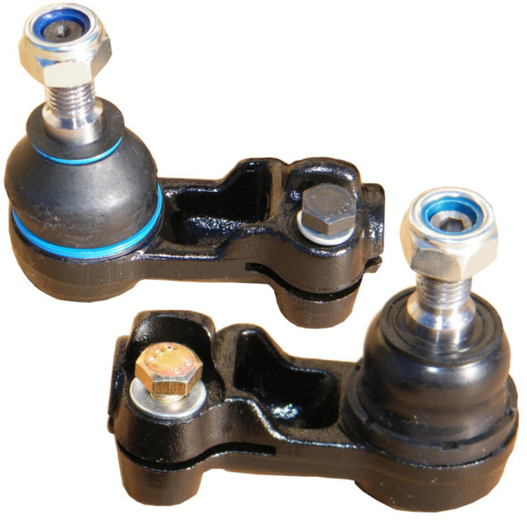 Direct Replacement Track Rod End Ball Joint Pair for Freelander 1, automotive suspension parts with ball joints and connecting rods for vehicle steering and alignment.