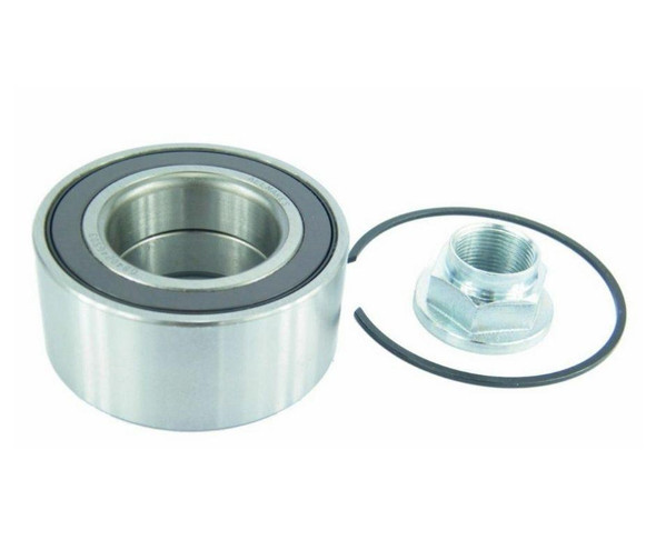 Product: Direct Replacement Wheel Bearing Kit for Freelander 1 2001-2006, front or rear, with bearing, bolt, and rubber seal, suitable for vehicle maintenance and repair.