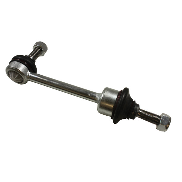Direct Replacement Rear Anti Roll Bar Link Rod for Discovery 2, automotive suspension component with threaded ends and rubber bushings.