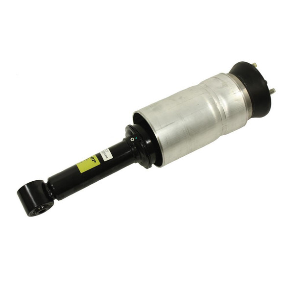 Dunlop Front Air Suspension Spring Strut Assembly with Damper for Discovery 3, view of the strut showing the metal spring and damper components.