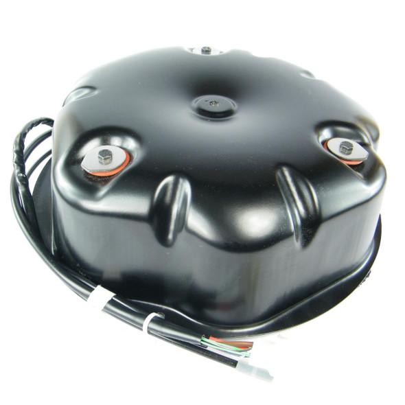 Direct Replacement Air Suspension Compressor for Range Rover L322 2002-2005, black automotive air suspension compressor with mounting bolts and wiring