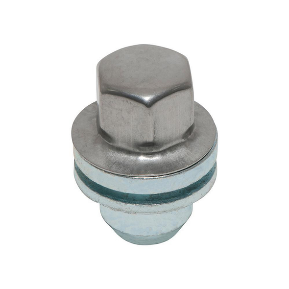 Direct Replacement Alloy Wheel Nut Set Of 20 for Discovery 3, close-up image of a metallic wheel nut.