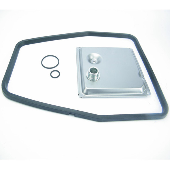 Direct Replacement Automatic Gearbox Filter Service Kit With ATF Fluid for Discovery 2, auto transmission filter and gasket kit with metal filter and rubber O-rings.