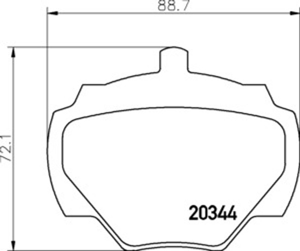 Discovery 1 1989-1998 Rear Brake Pads Mintex