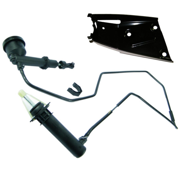 Direct Replacement Clutch Master & Slave Cylinder & Bracket, automotive clutch hydraulic system components for Freelander 1.
