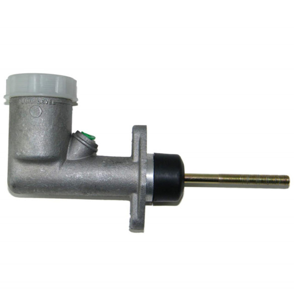 Direct Replacement Clutch Master & Slave Cylinder Kit STC500100 & 591231, complete set for Defender vehicle, showing metal cylinders with fluid level indicator, mounting flange, and push rod.