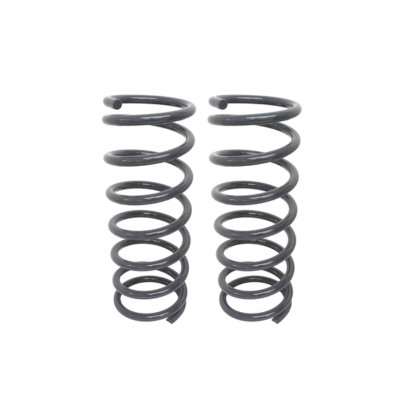 Terrafirma Discovery 2 Medium Load Front Coil Springs, set of two grey coil springs for off-road vehicle suspension.
