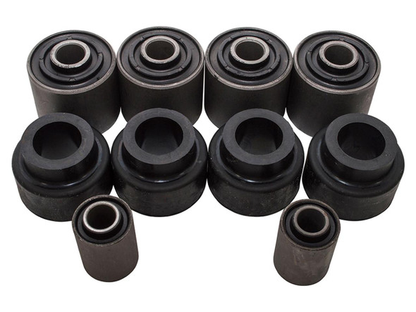 OEM Parts Front Suspension OEM Bush Kit 1994-1997 for Defender, black rubber bushings for vehicle suspension