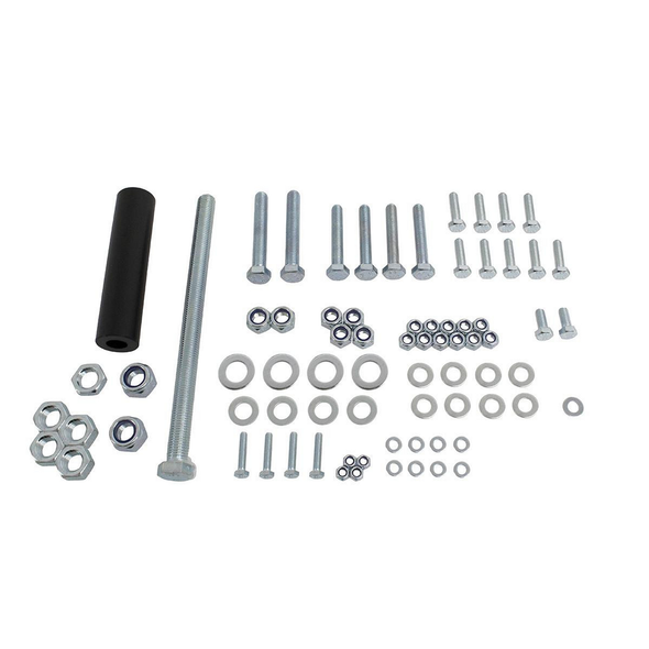 Terrafirma Swingaway Spare Wheel Carrier for Defender, TF051, with mounting hardware and rubber spacer included.